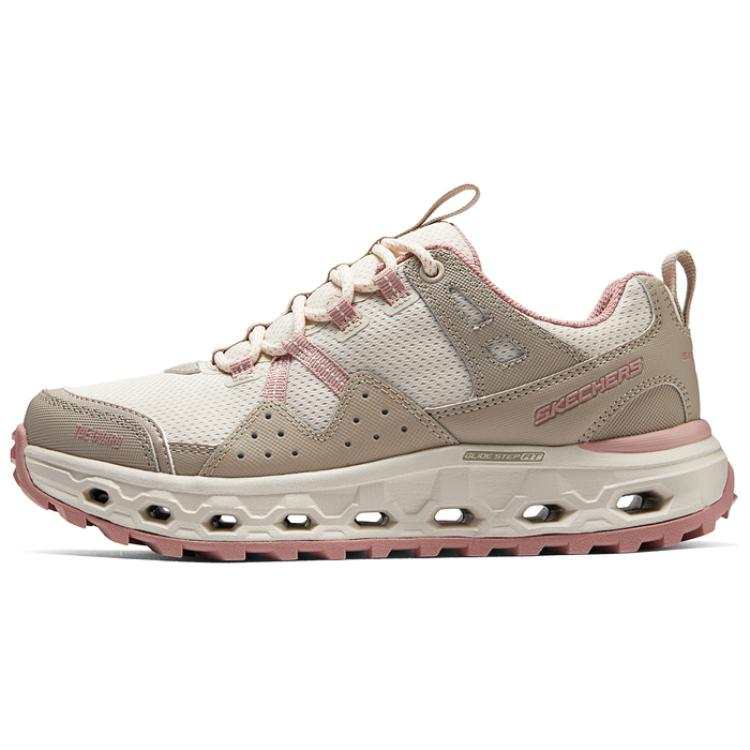 Skechers Cushioning, Wear Resistant Low top Mountaineering & Hiking Shoes Women's Beige Brown