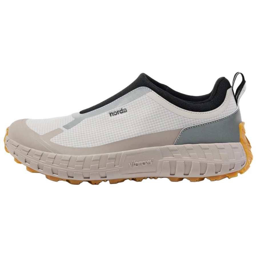 NORDA Slip Resistant Abrasion Resistant Low top Mountaineering Shoes Women's Beige Gray