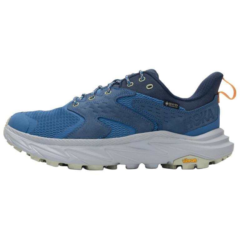 HOKA ONE ONE Anacapa Slip Resistant Abrasion Resistant Low top Hiking Shoes Men's Blue