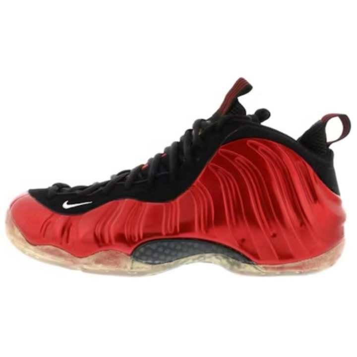 Nike Nike Foamposite One Abrasion Resistant High top Basketball Shoes Men's Red
