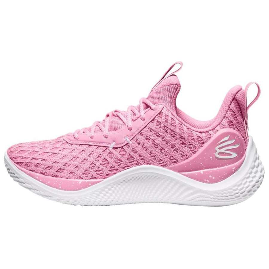 Under Armour Slip Resistant Abrasion Resistant Slip Resistant Abrasion Resistant Low top Basketball Shoes Men's Pink