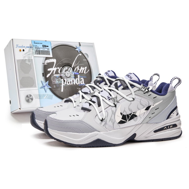 Nike Nike Air Monarch 4 Freedom Panda, Box, Silver Planet Slip Resistant Abrasion Resistant Low top Chunky Sneakers Unisex