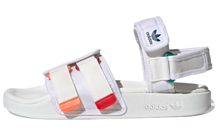 Adidas Originals Adilette Adidas Originals Sandal 4.0 'White Scarlet True Orange'