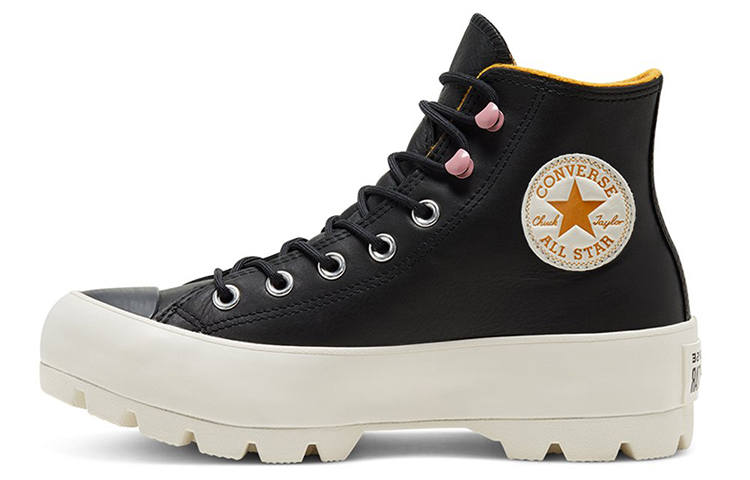 Converse Chuck Taylor All Star Wmns Converse Lugged Winter High Gtx 'Black Saffron Yellow' Women's