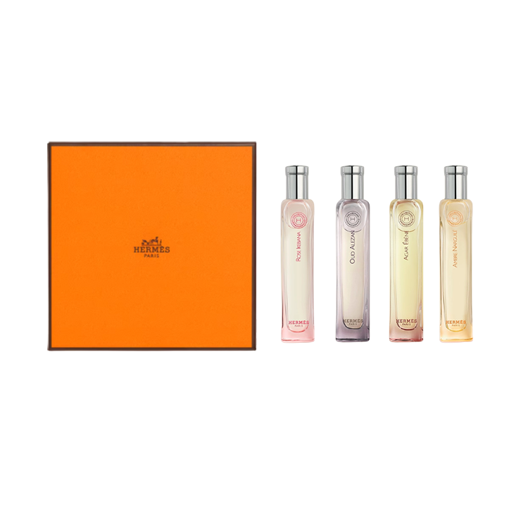 HERMES 25 Fragrance Collection Sample Sets Eau De Toilette Woody 15ml*4