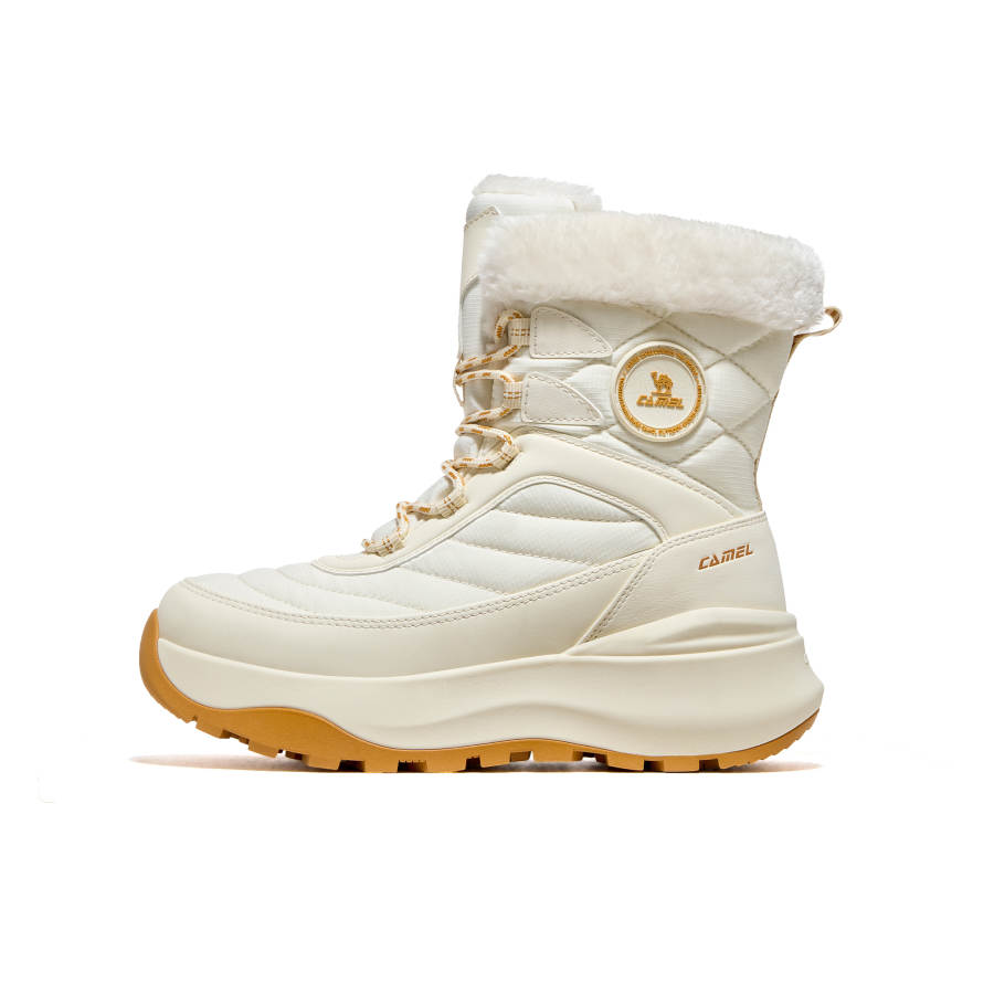 CAMEL Thermal Height Increasing Abrasion Resistant Slip Resistant Snow Boots Women's