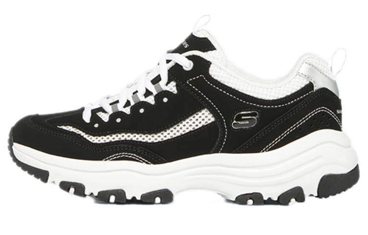Skechers D'Lites 'Black White' Women's