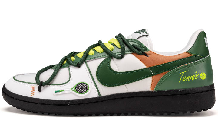 Nike Nike Field General '82 Abrasion Resistant Low top Vintage Basketball Shoes Unisex White Green Black