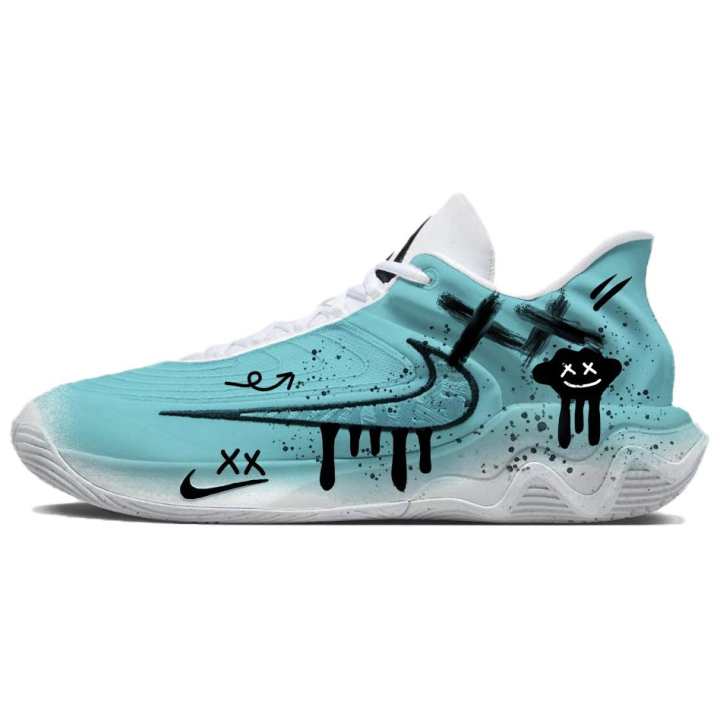 Nike Nike Giannis Immortality 4 Fabric Abrasion Resistant Low top Basketball Shoes Men's Sky Blue