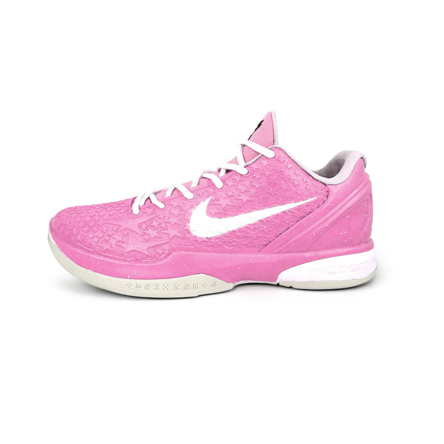 Nike Nike Zoom Kobe 6 Love At First Sight Cushioning Slip Resistant Abrasion Resistant Low top Basketball Shoes Men's Pink