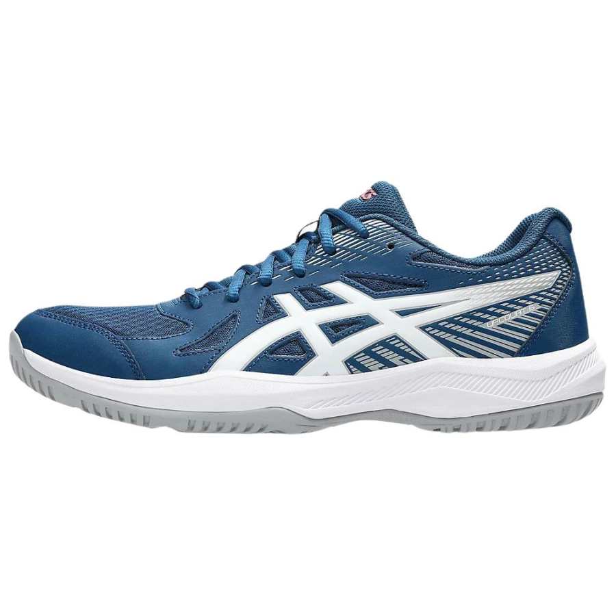 ASICS Gel Upcourt 6 Abrasion Resistant Low top Training Shoes Men's Blue White