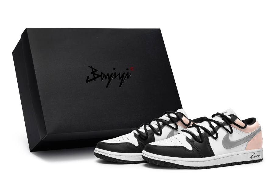 Jordan Jordan Air Jordan 1 LOW 811 Manufacturing, Youth Era Orange, Special Shoe Box Slip Resistant Abrasion Resistant