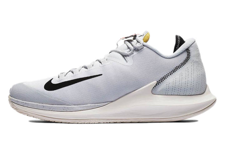 Nike Nike Court Air Zoom Zero Low Top Tennis Shoes Grey/Red