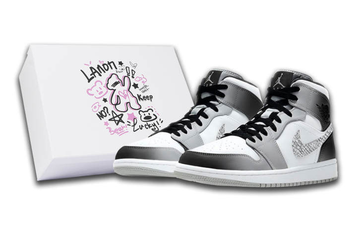Jordan Jordan Air Jordan 1 Poisonous Fangs Phoenix Cushioning Slip Resistant Abrasion Resistant Mid top