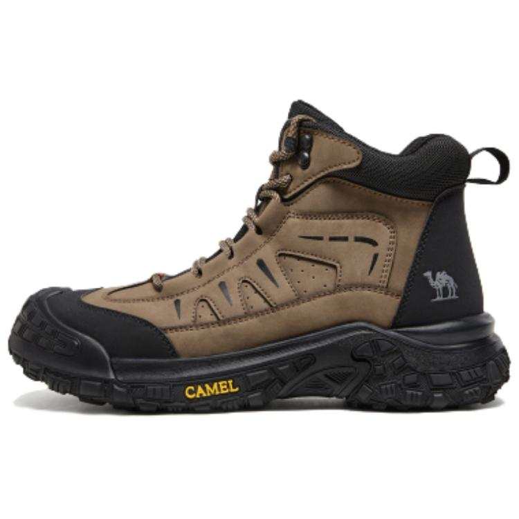 CAMEL Slip Resistant, Abrasion Resistant, Waterproof, Height Increasing High top Hiking Shoes Men's
