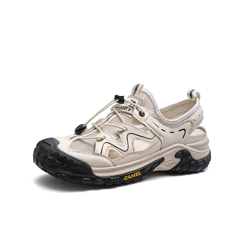 CAMEL Slip Resistant Breathable Height Increasing Abrasion Resistant Anti Collision Grip River Trekking Shoes Men's