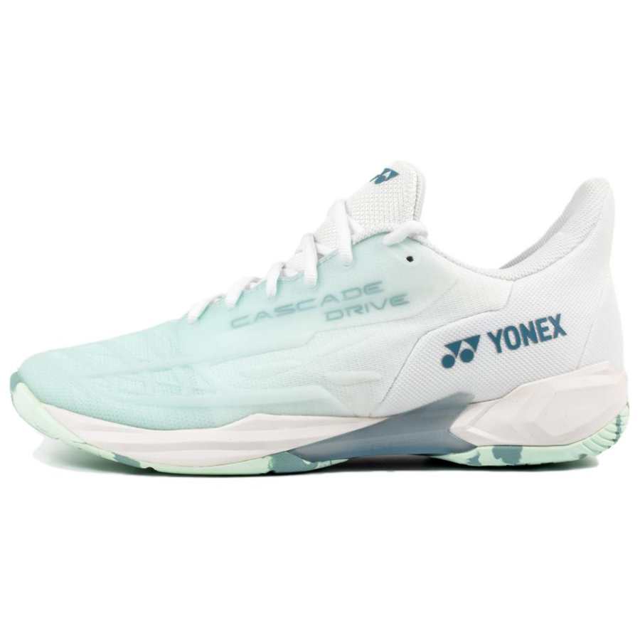 YONEX Abrasion Resistant Low top Badminton Shoes Unisex White Green