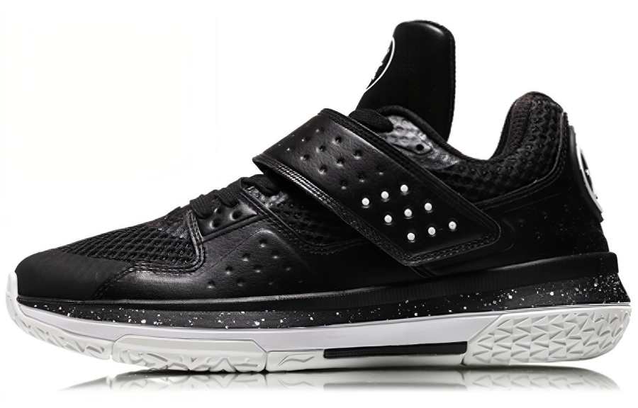 Li-Ning Li Ning Battle Armor Abrasion Resistant Breathable Low top Basketball Shoes Men's Standard Black