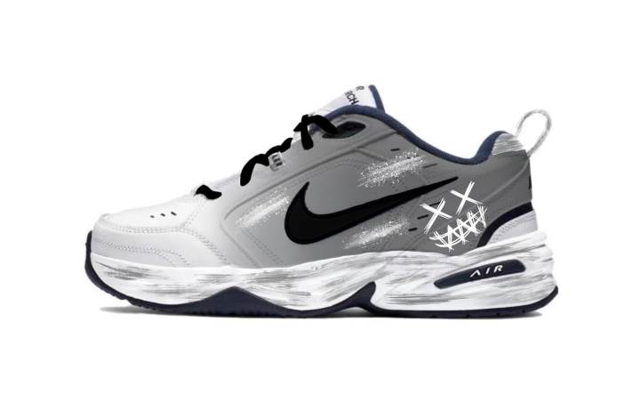 Nike Nike Air Monarch 4 Chunky Sneakers Unisex Low Top White