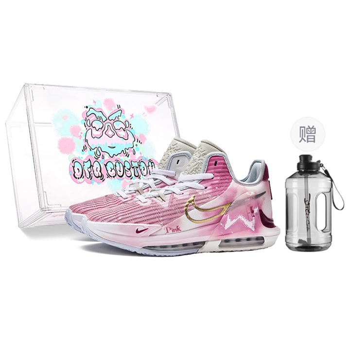 Nike Nike Witness 6 Da Vinci Custom, Box, Pink Panther Slip Resistant Abrasion Resistant Slip Resistant Abrasion Resistant