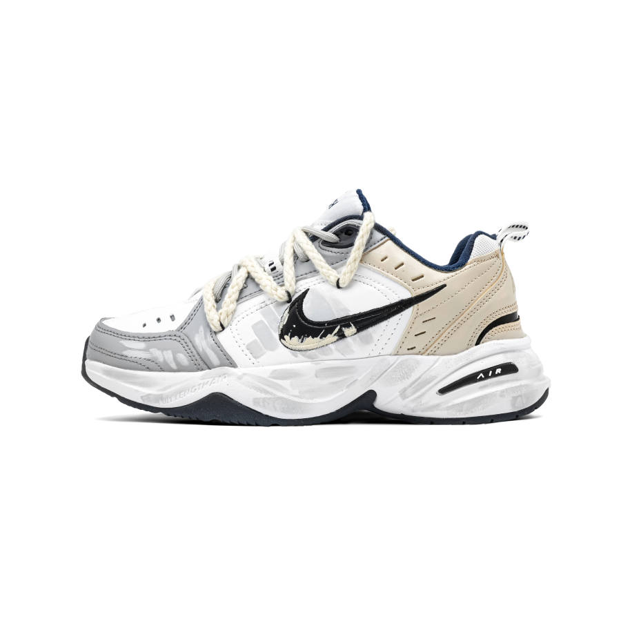 Nike Nike Air Monarch 4 Mesh, Textile, Synthetic Leather, Leather Cushioning, Wear Resistant Low top Chunky Sneakers Unisex