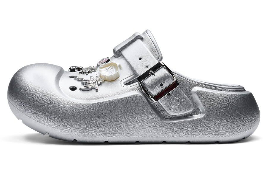 Kappa Kappa Back to Back Clogs Women's Silver