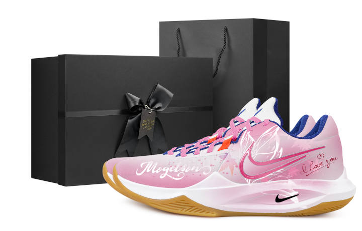 Nike Nike Precision 6 Multicolor Butterfly Dance Black Box Fabric Slip Resistant Abrasion Resistant Low top Basketball Shoes
