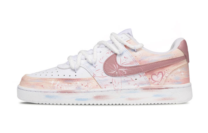 Nike Nike Court Vision 1 First Love Coverage Cushioning Abrasion Resistant Coverage Cushioning Abrasion Resistant Low top