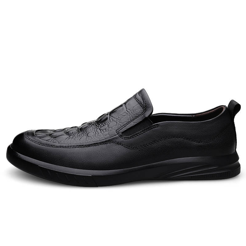 BAGE BAGE Top Grain Cow Leather Casual Leather Shoes Men's