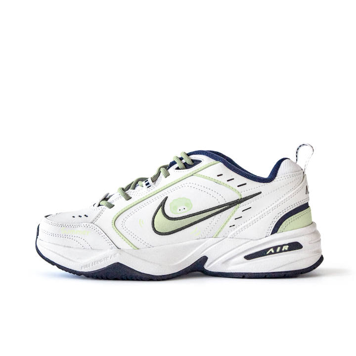 Nike Nike Air Monarch 4 I Only Like You PU, Textile, Synthetic Leather Slip Resistant Abrasion Resistant Low top