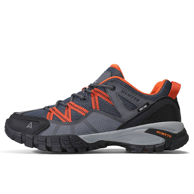 HUMTTO Vintage Urban Techwear, Outdoor Sports, Fleece Lined Low top Hiking Shoes Men's