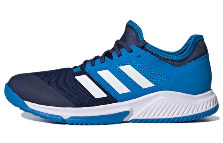 Adidas Adidas Court Team Bounce Badminton Shoes Men's Low Top Blue/Black