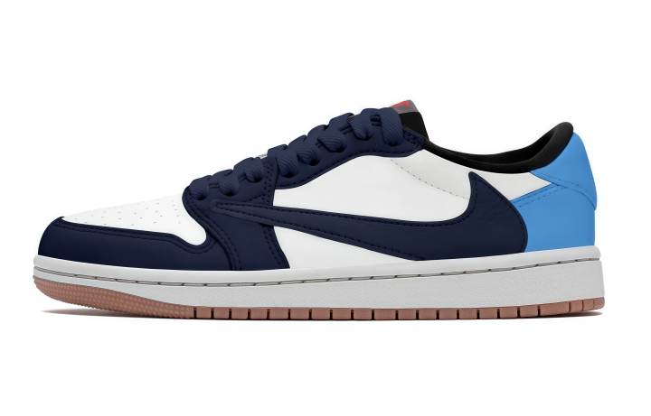 Jordan Travis Scott x Jordan Air Jordan 1 Travis Scott X AJ1 Low Collaboration, Obsidian Abrasion Resistant Abrasion Resistant