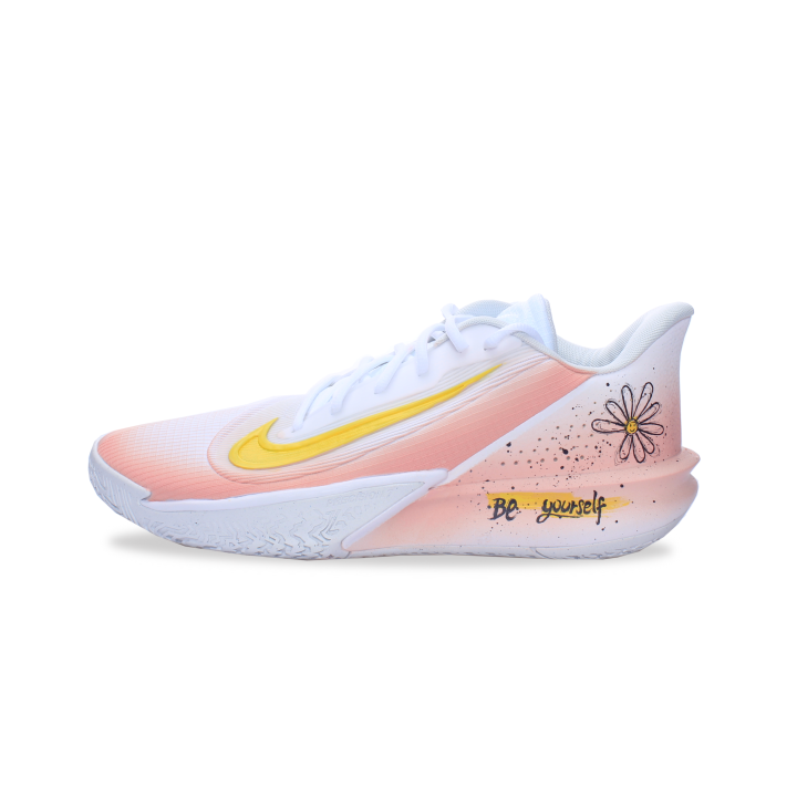 Nike Nike Precision 7 Slip Resistant, Abrasion Resistant, Lightweight Low top Basketball Shoes Men's Pink White