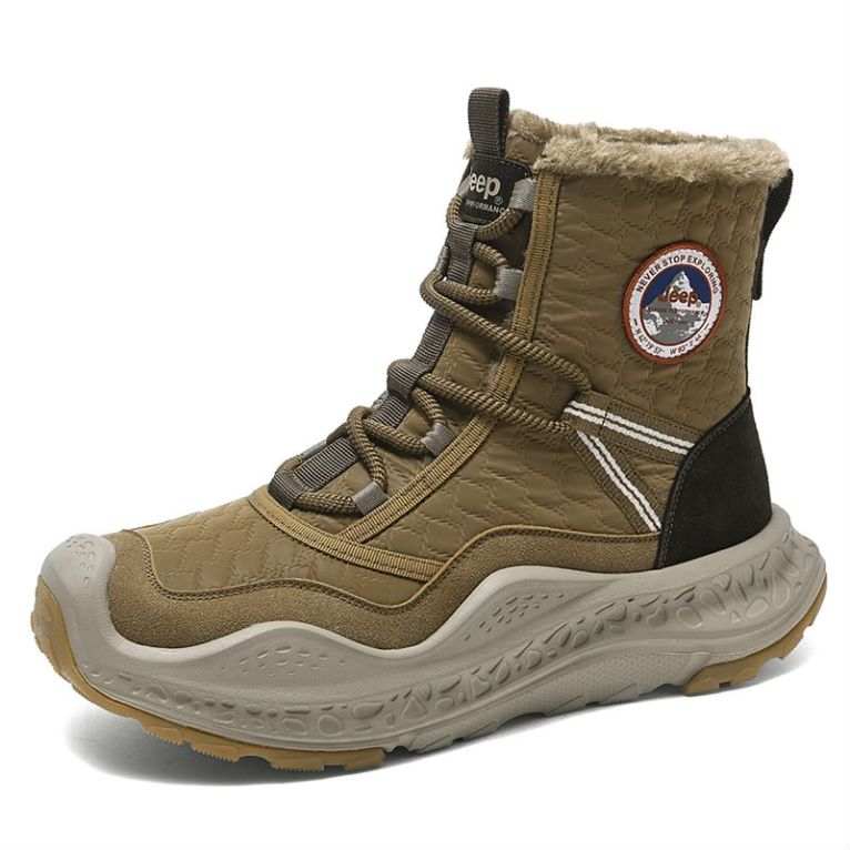 Jeep Jeep Crew Snow Boots Men's Dark Khaki