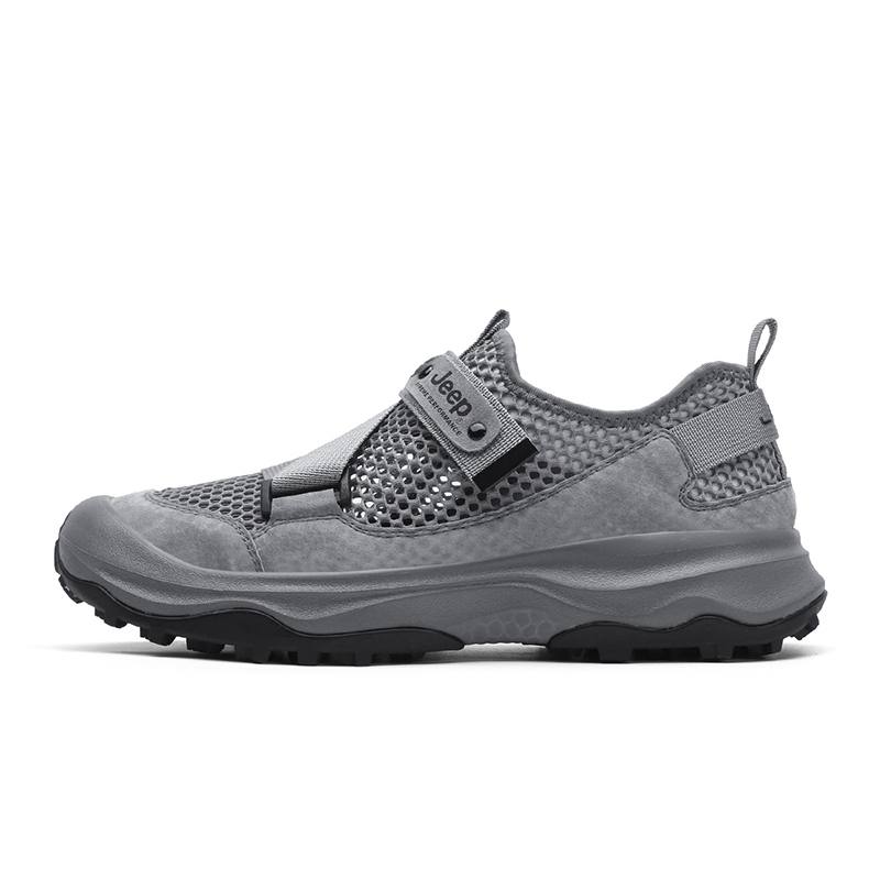 Jeep Cushioning, Wear Resistant Low top Hiking Shoes Men's Gray