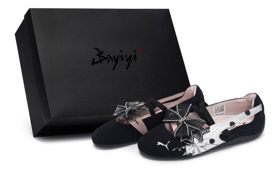 PUMA Speedcat Collection 811 Manufacturing, Butterfly Polka Dot, Special Shoe Box Abrasion Resistant Low top