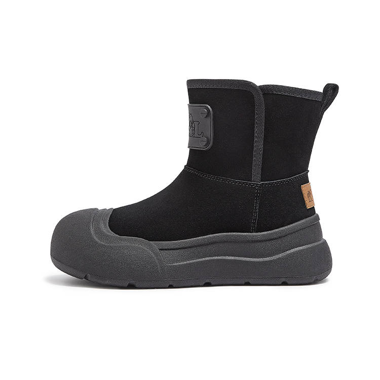 CAMEL Thermal Abrasion Resistant Fleece Lined, Cute And Versatile, Minimalist Style Comfortable Snow Boots Women's