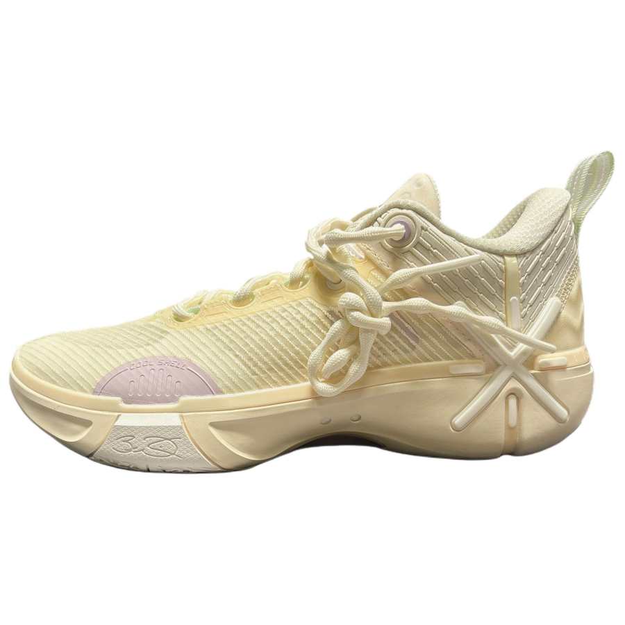 Li-Ning Li Ning Wade Shadow 6 Low top Basketball Shoes Men's Beige Yellow