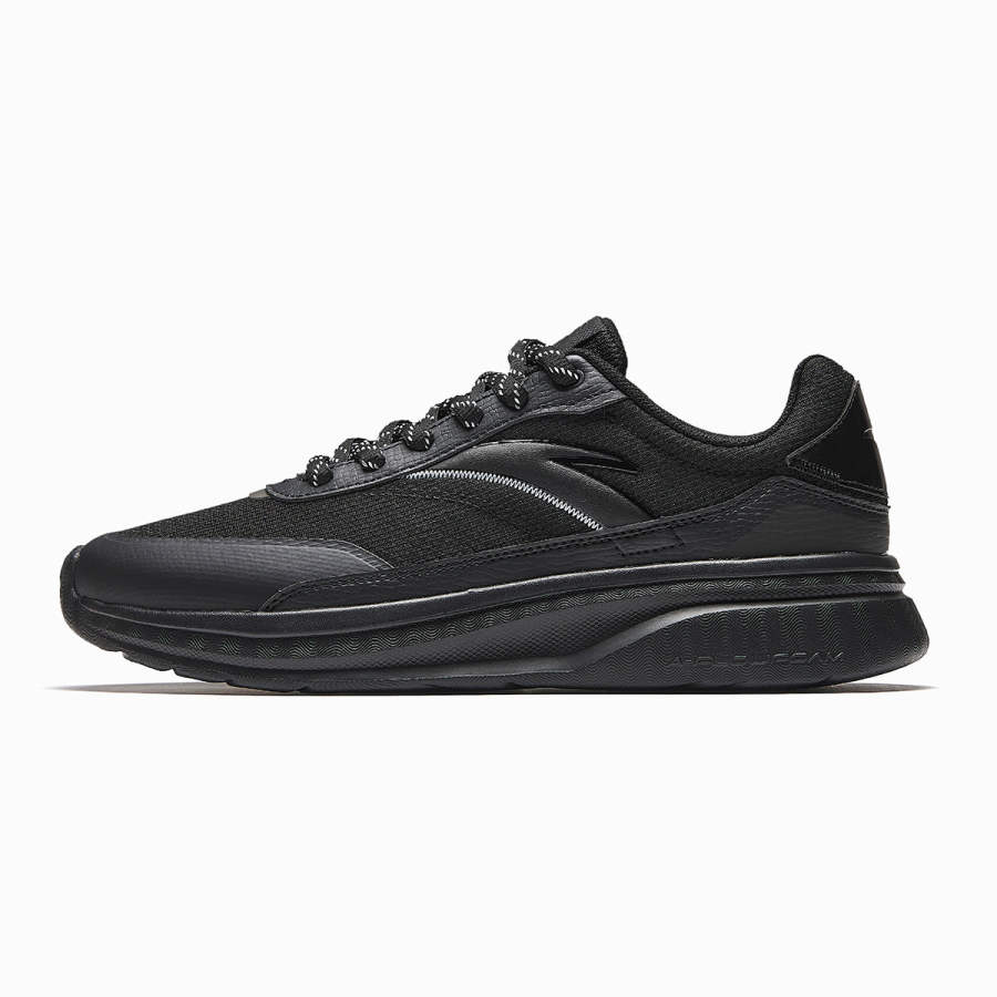 Anta Traveler GZ Slip Resistant Abrasion Resistant Low top Chunky Sneakers Men's Black