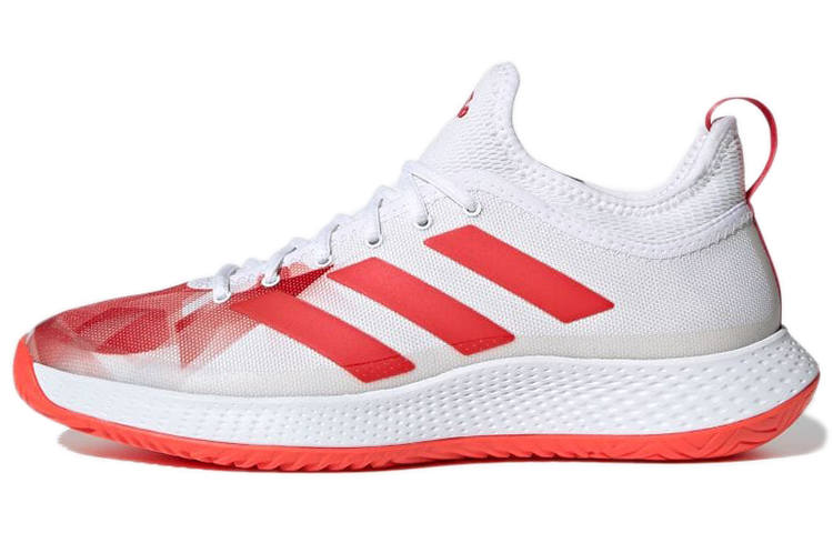 Adidas Adidas ULT Multicourt Comfortable And Breathable Abrasion Resistant Low top Tennis Shoes Men's White Red