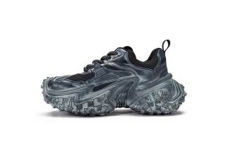 IMXS City Hunter Collection Cushioning Slip Resistant Abrasion Resistant Low top Chunky Sneakers Unisex Black Polished
