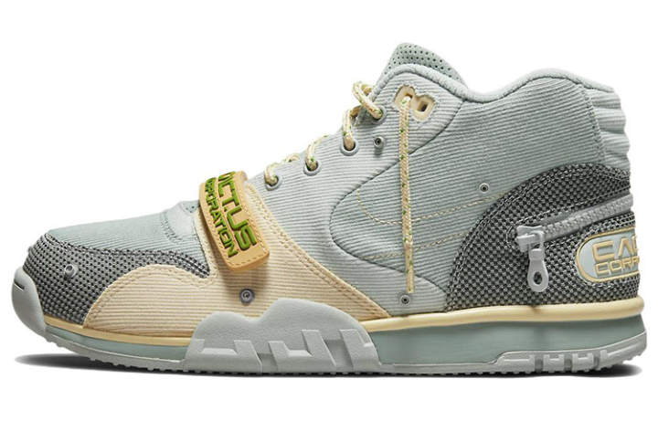 Nike Nike X Travis Scott Air Trainer 1 Sp 'Grey Haze Olive Aura Canvas'