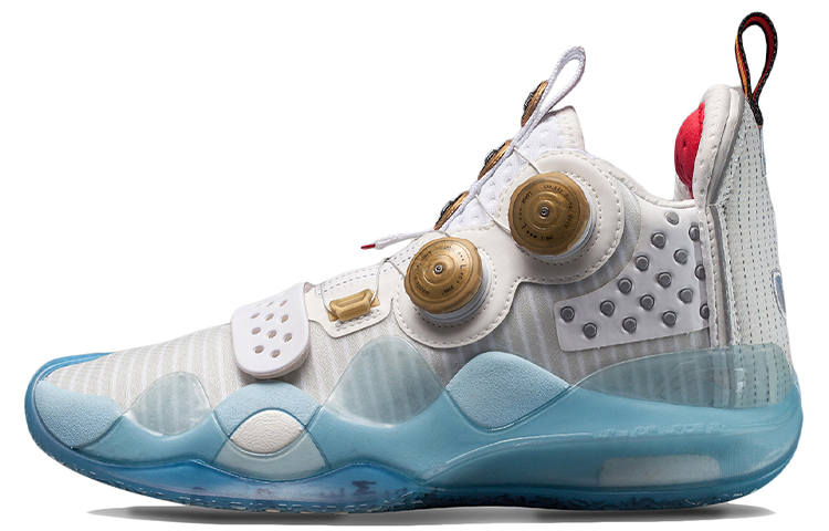 Li-Ning Li Ning WOW 8 Way Of Wade 8 Home, Retirement Night Fabric Abrasion Resistant Breathable Mid top Basketball Shoes Men's