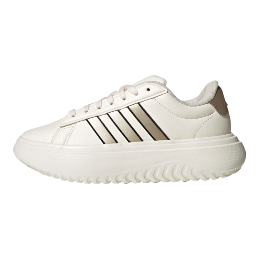 Adidas Adidas GRAND COURT PLATFORM Synthetic Leather Low top Tennis Shoes Women's Pink White