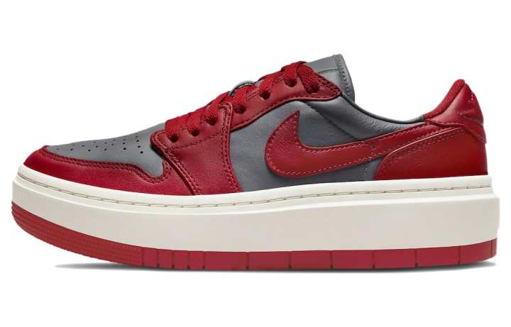 Jordan Jordan 1 Elevate Low Dark Grey Varsity Red Women's