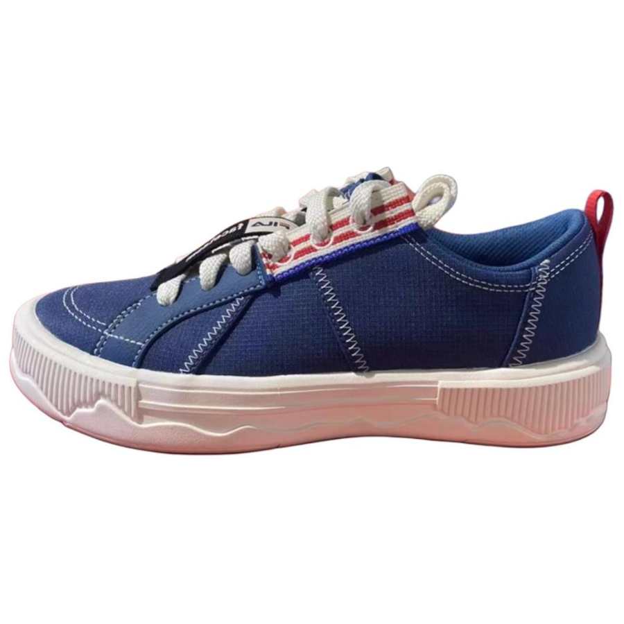 FILA FUSION POP 3 Low top Canvas Shoes Women's Blue White