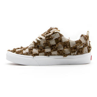 YIBONI Coverage Slip Resistant And Abrasion Resistant Low top Canvas Shoes Unisex Brown