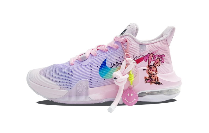 Nike Nike Air Max Impact 3 Fabric Slip Resistant Abrasion Resistant Low top Basketball Shoes Men's Light Purple