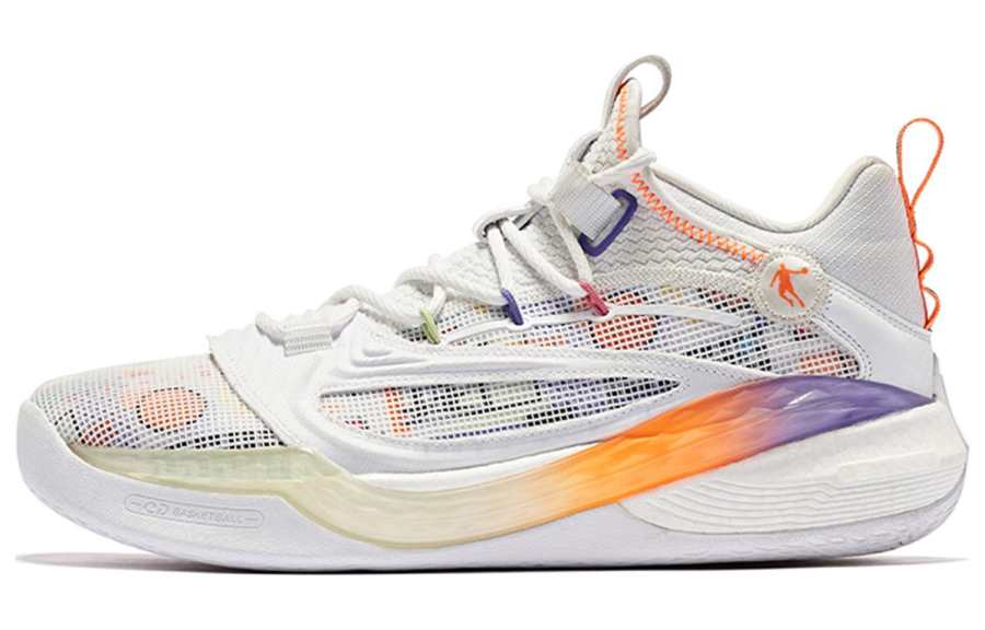 QIAODAN Sharp 6.0 PRO Q KUNGFU TURBO Cushioning Abrasion Resistant Cushioning, Wear Resistant Low top Basketball Shoes